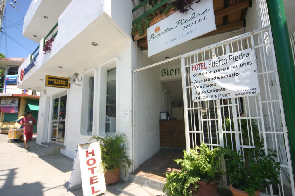 Hotel Puerto Piedra Пуэрто-Эскондидо Экстерьер фото